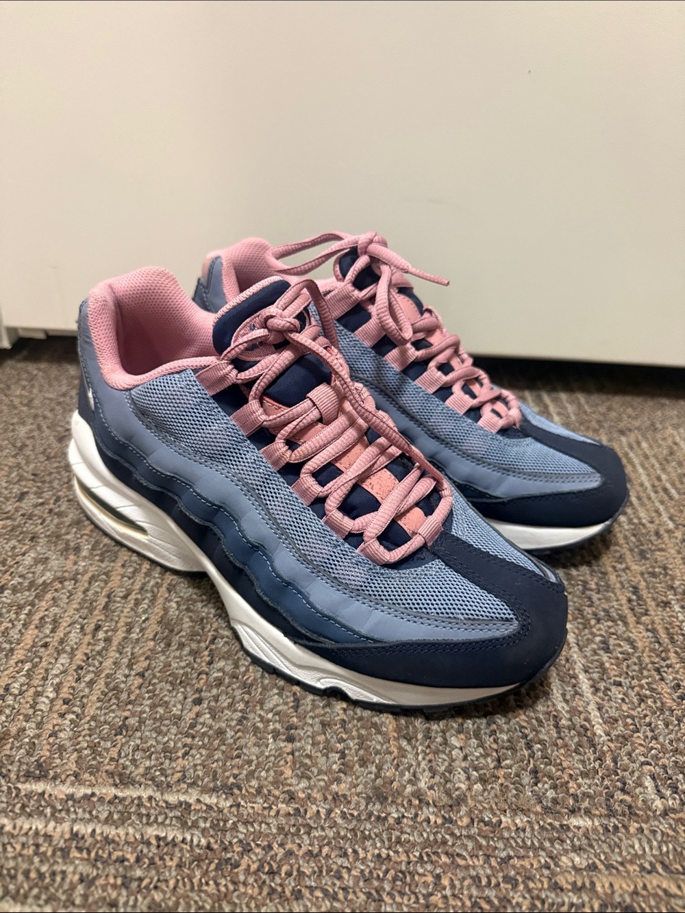 Women’s Pink and Blue Athletic Sneakers - Casual Comfort